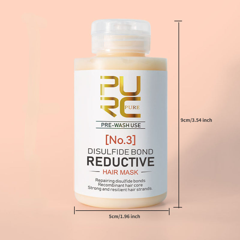 3.38oz Disulfide Bond Reductive Hair Mask, Repairs Damaged Hair, Straightening Smoothing Keratin Submissive Hair Mask Care Product