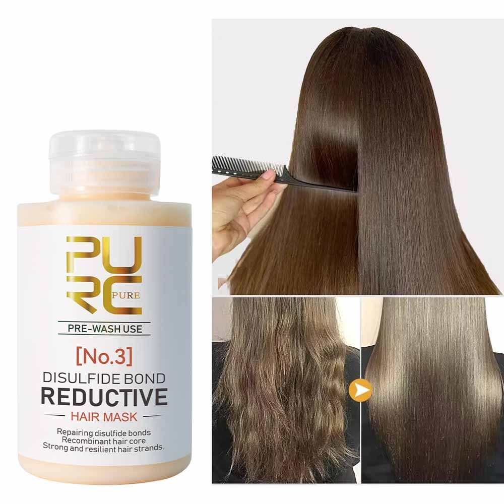 3.38oz Disulfide Bond Reductive Hair Mask, Repairs Damaged Hair, Straightening Smoothing Keratin Submissive Hair Mask Care Product