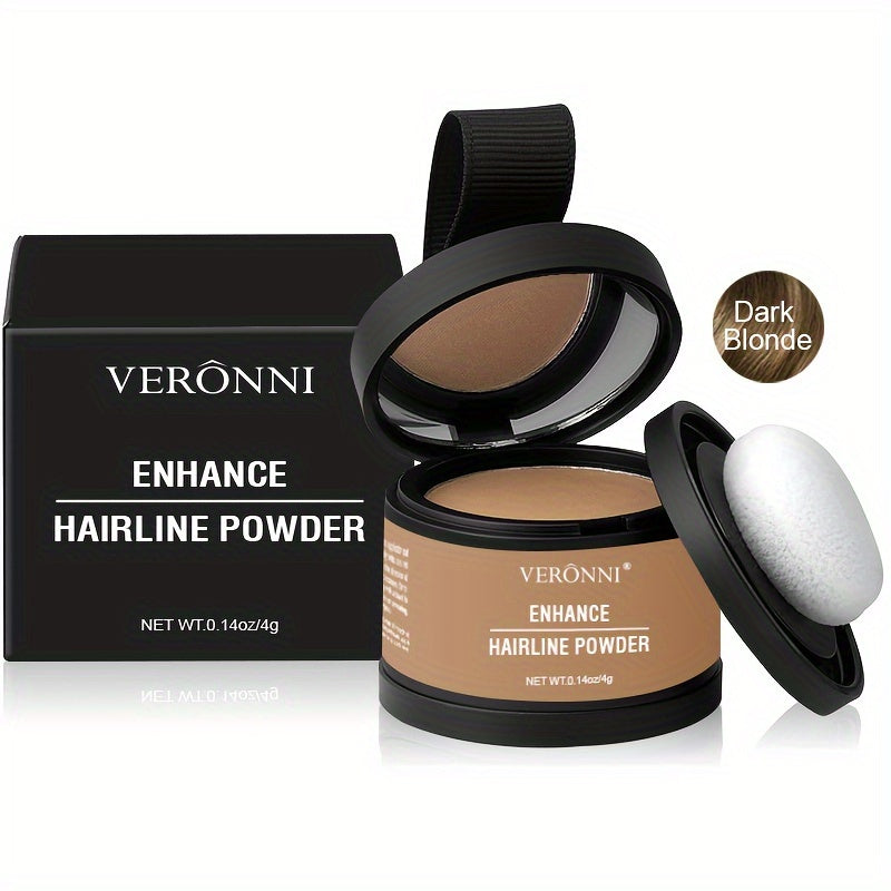 Hairline Shadow Powder, Stain-Proof, Instantly Conceal Hairline And Hair Root, Waterproof Hairline Powder Filler For Natural Look, with plant squalane