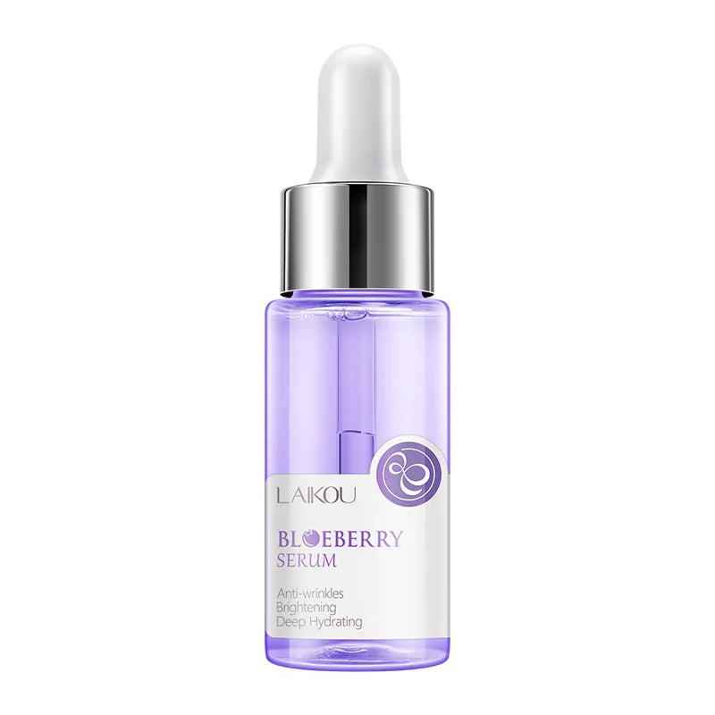 LAIKOU Blueberry Facial Serum Moisturing Skin Hydrating Repair Skin Improve Roughness Smoothing Hyaluronic Acid Skin Care