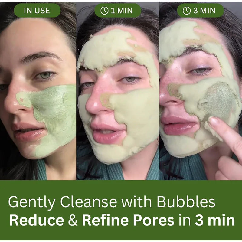 Cleansing Bubble Mud Mask Brand Facial Deep Cleansing Pores Delicate And Smooth Skin Natural Gentle Moisturizing Smear Mud Mask