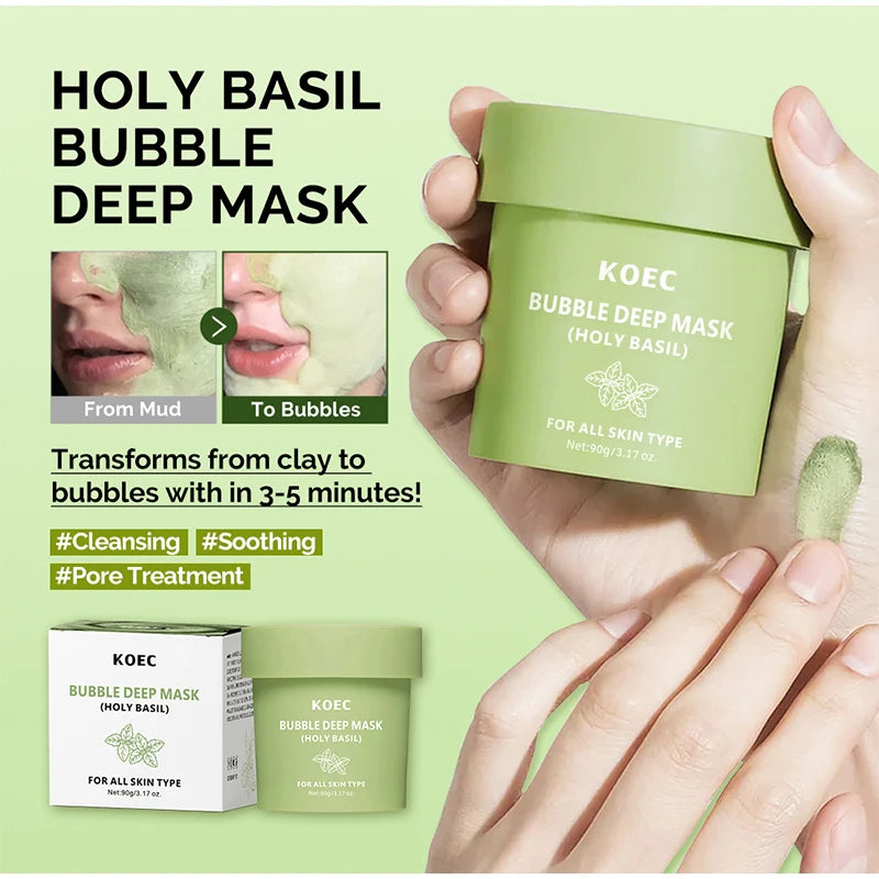 Cleansing Bubble Mud Mask Brand Facial Deep Cleansing Pores Delicate And Smooth Skin Natural Gentle Moisturizing Smear Mud Mask