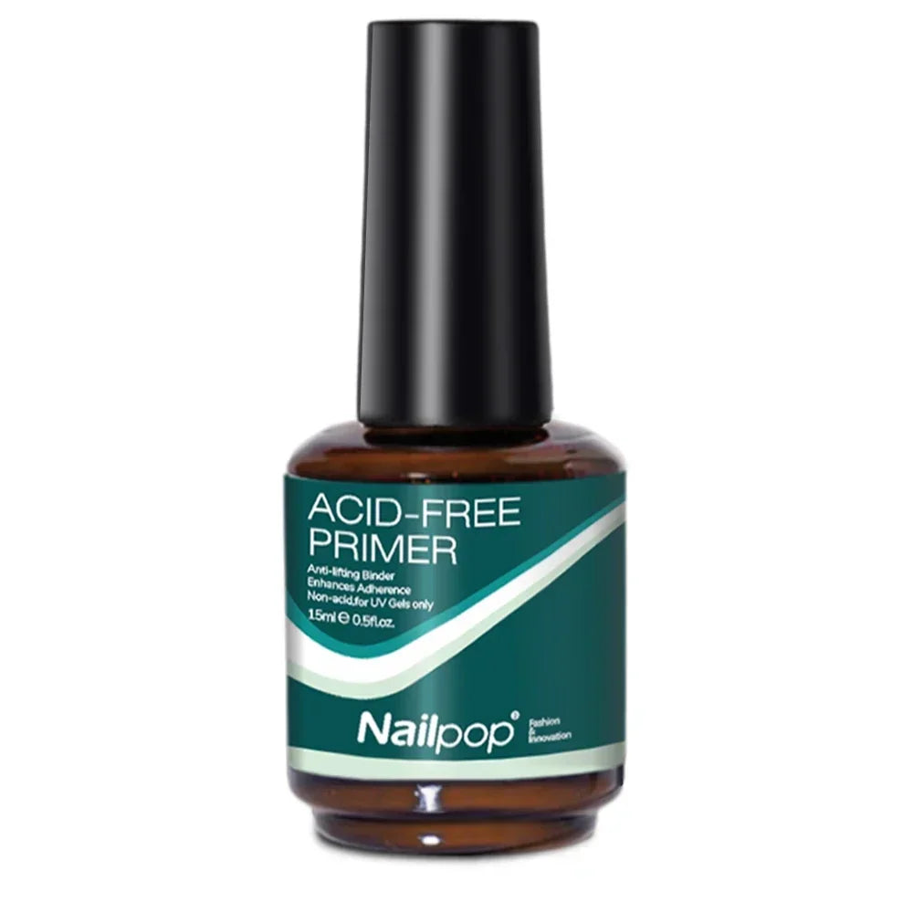 Nail Dehydrator and Primer Acid Free Natural Nail Prep Dehydrate Bond Primer Bonding Polish Soft Nails Tips Gel Nail Supplies