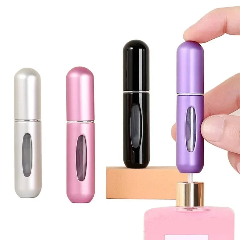 5ml Bottom Charge Perfume Refillable Bottle Liquid Container For Cosmetics Spray Bottling Dispenser Press Head Portable Travel