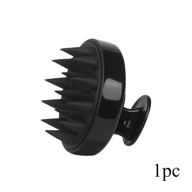 2-in-1 Silicone Scalp Massager & Shampoo Brush - Painless Hair Growth Stimulator for Shower, Gentle Head Spa Tool