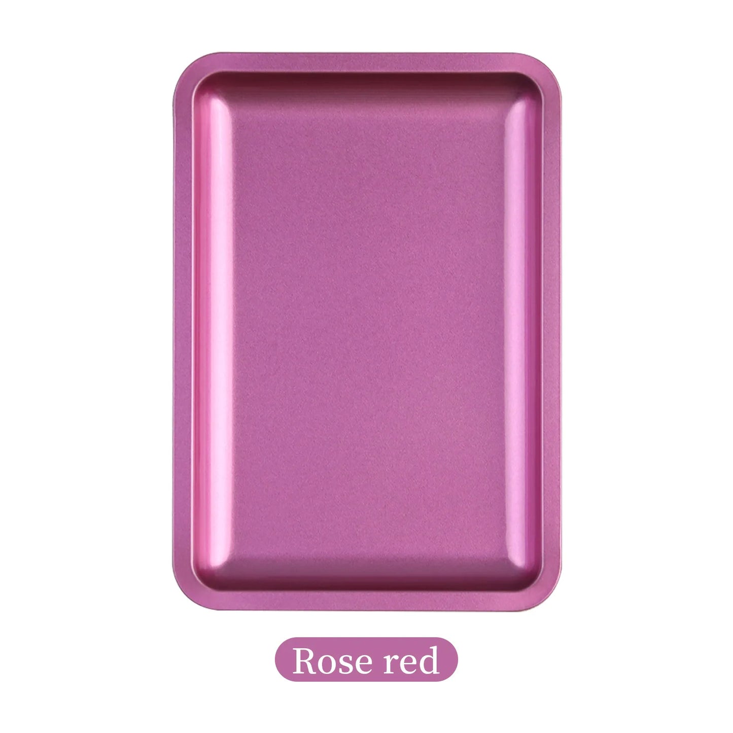 1PC Square Stainless Steel Cosmetic Storage Tray Nail Art Manicure Plate Tweezers Clippers Pens Container False Nails Dish Tools