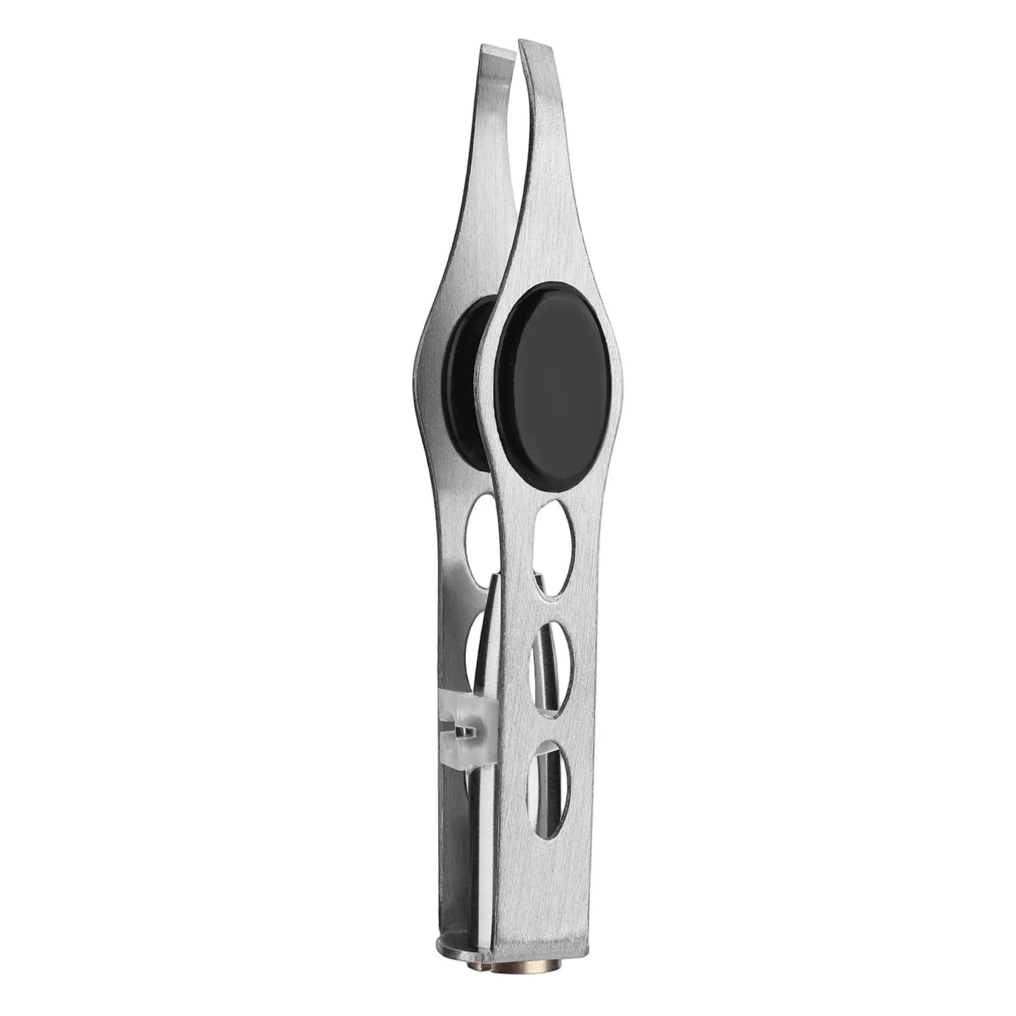 Portable Stainless Steel Led Make Up LED Light Eyelash Eyebrow Clip Tweezer Set Smart Design Hair Remove Tweezer Makeup Tool