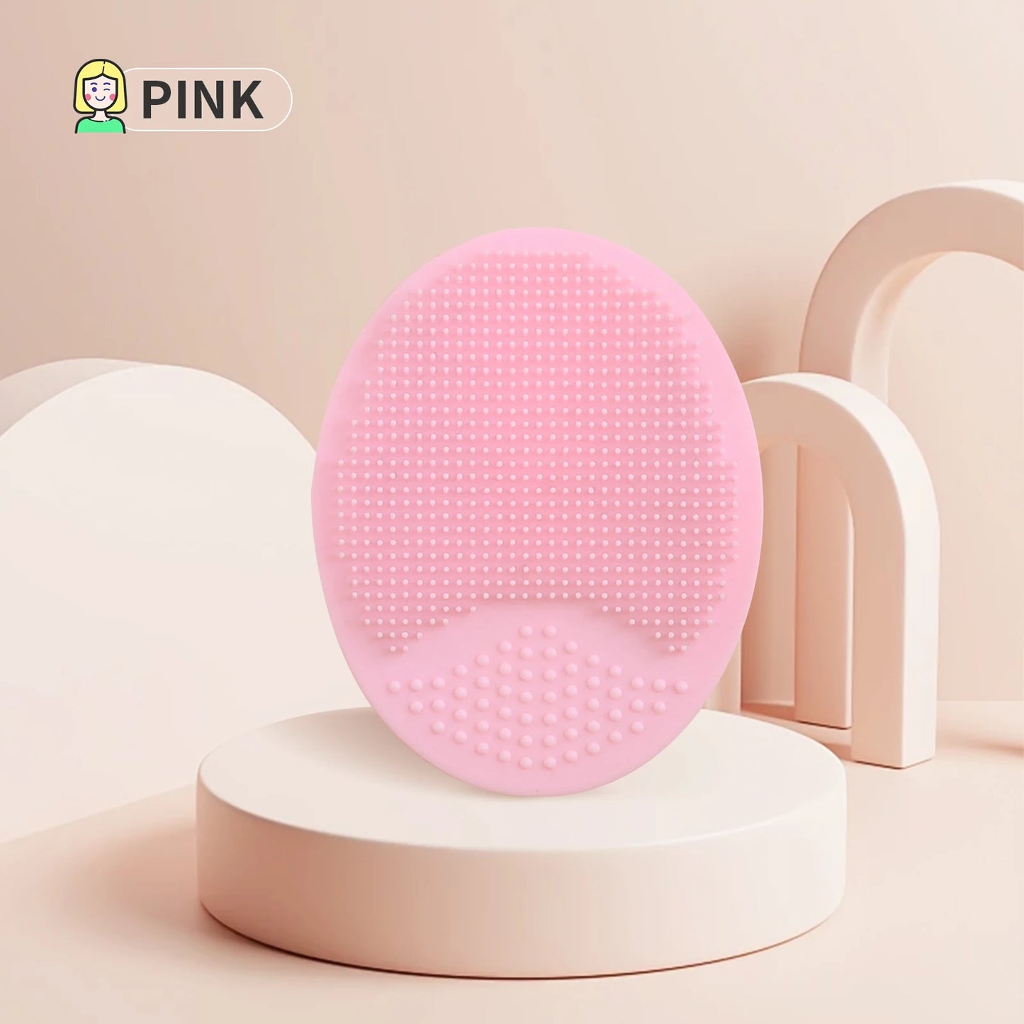 Wash a face to brush,1pcs Silicone Cute Sucker mini Cleansing cleaning brush for Face Washing