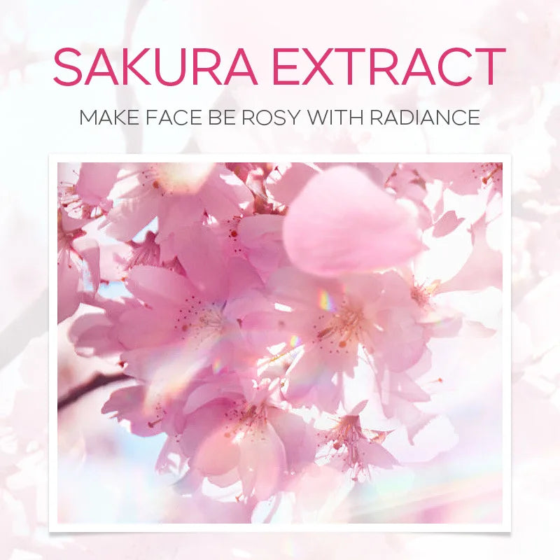 Sakura Face Toner Deep Hydrating Moisturizing Oil Control Shrink Pores Improve Dryness & Roughness Facial Skin Care Water 100ml