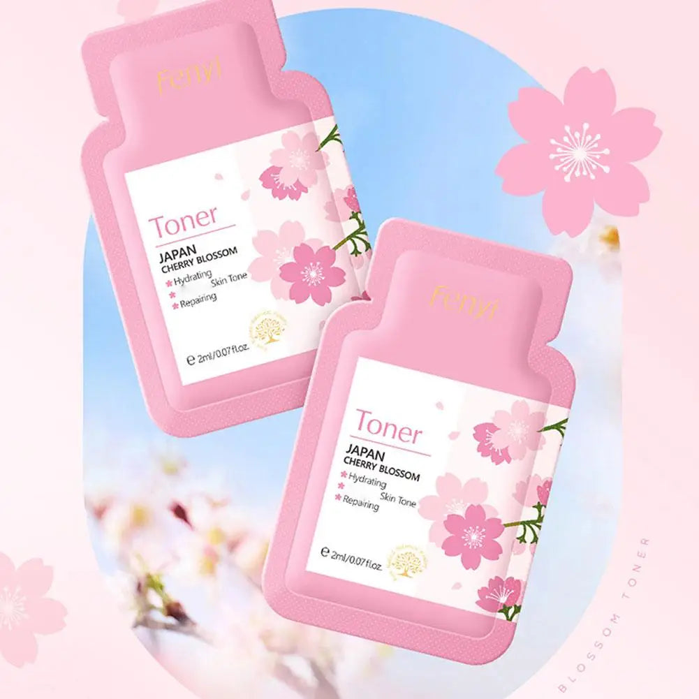 1/5/10Pcs Sakura Facial Toner Moisturizing Firming Skin Soothing Moisturizing Oil Control Hydrating Brightening Face Serum