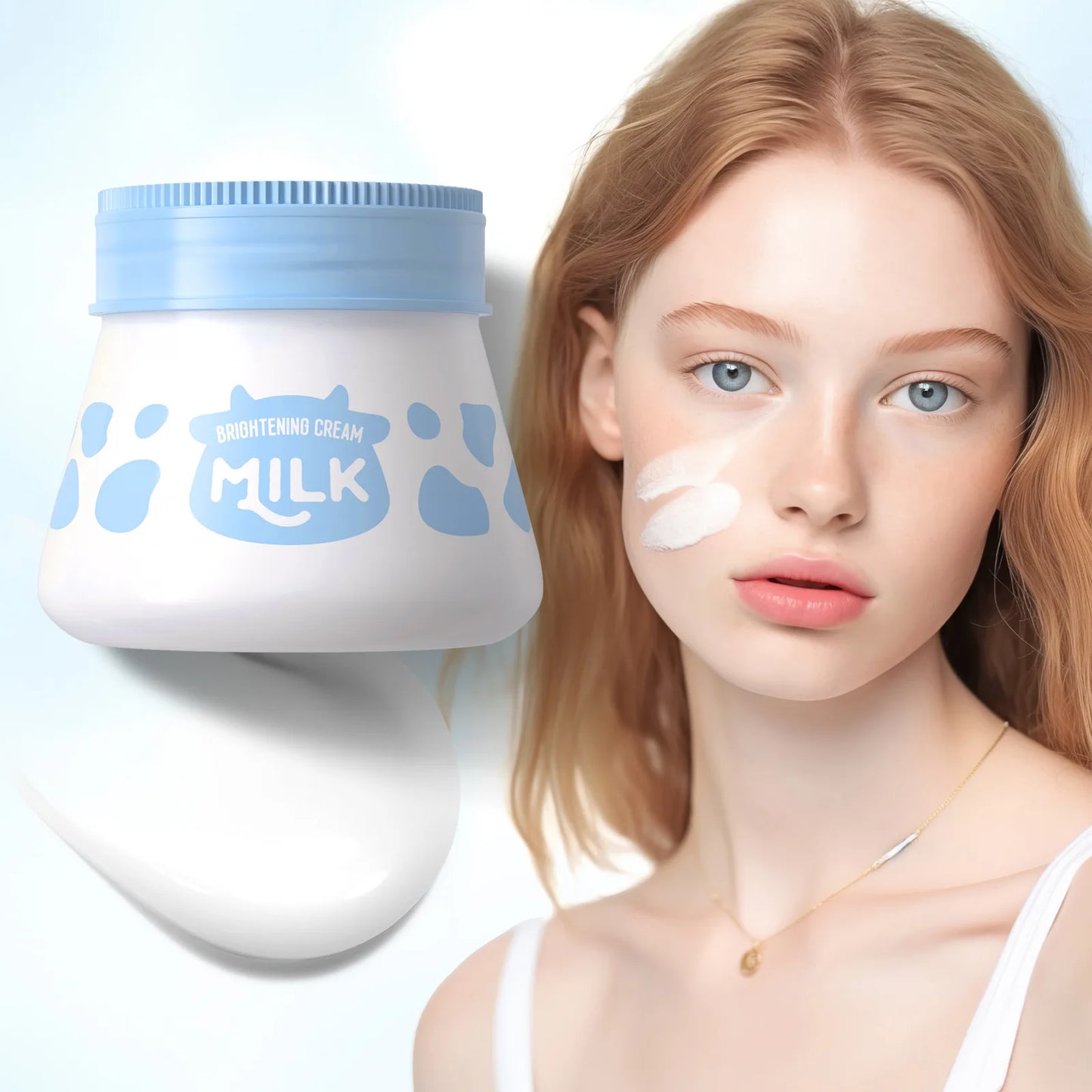 LAIKOU Milk Makeup Cream Brightening Cream 55g Base Brightening Cream