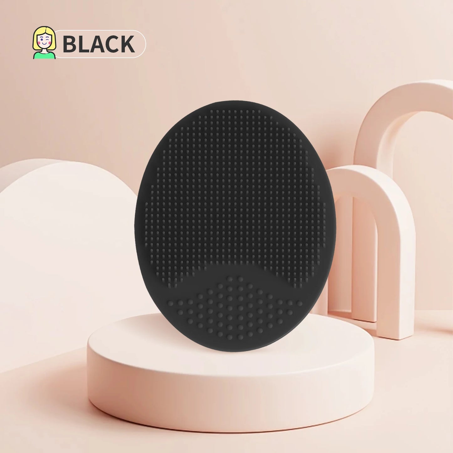 Wash a face to brush,1pcs Silicone Cute Sucker mini Cleansing cleaning brush for Face Washing