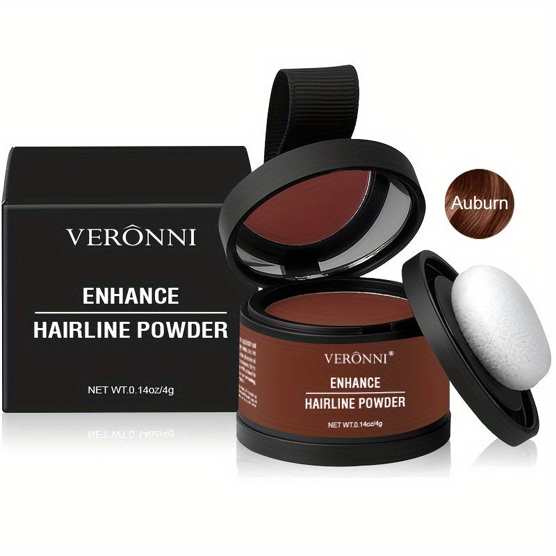 Hairline Shadow Powder, Stain-Proof, Instantly Conceal Hairline And Hair Root, Waterproof Hairline Powder Filler For Natural Look, with plant squalane