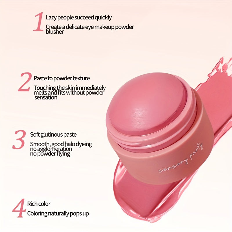 6-Shade Matte Blush Powder - Waterproof, Brightens All Skin Tones, Flawless Finish for a Radiant Look