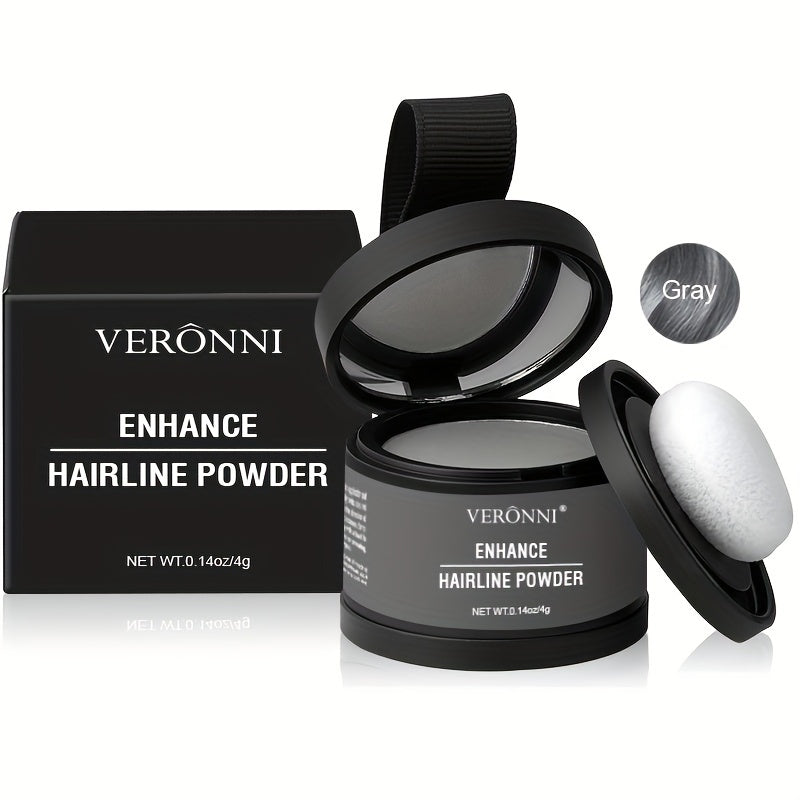 Hairline Shadow Powder, Stain-Proof, Instantly Conceal Hairline And Hair Root, Waterproof Hairline Powder Filler For Natural Look, with plant squalane