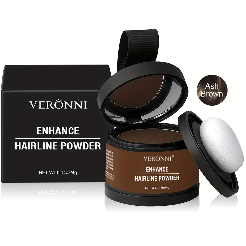Hairline Shadow Powder, Stain-Proof, Instantly Conceal Hairline And Hair Root, Waterproof Hairline Powder Filler For Natural Look, with plant squalane