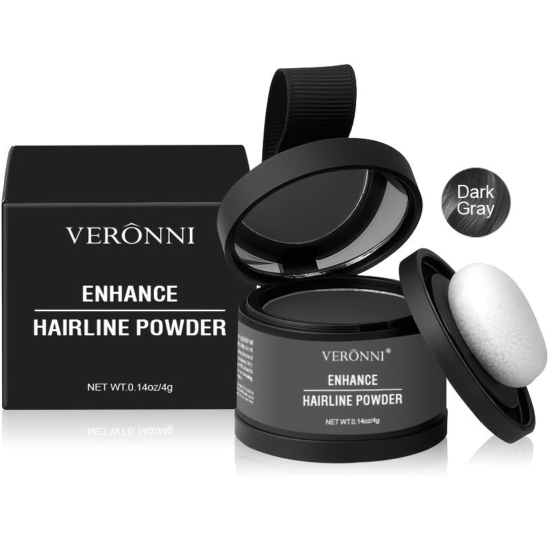 Hairline Shadow Powder, Stain-Proof, Instantly Conceal Hairline And Hair Root, Waterproof Hairline Powder Filler For Natural Look, with plant squalane