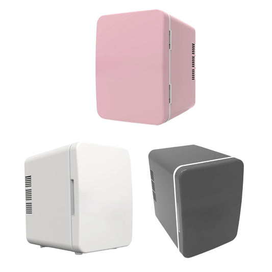 4L Mini Fridge Multi Use Cosmetics Fridge Desktop Small Portable Cooling Case  for Outdoor Camping Picnic