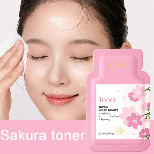1/5/10Pcs Sakura Facial Toner Moisturizing Firming Skin Soothing Moisturizing Oil Control Hydrating Brightening Face Serum