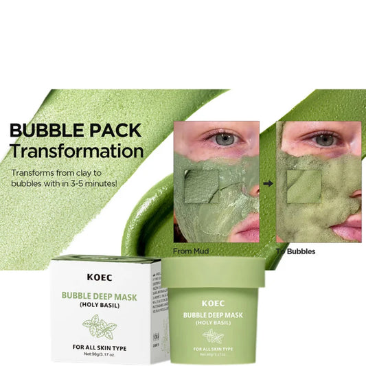 Cleansing Bubble Mud Mask Brand Facial Deep Cleansing Pores Delicate And Smooth Skin Natural Gentle Moisturizing Smear Mud Mask