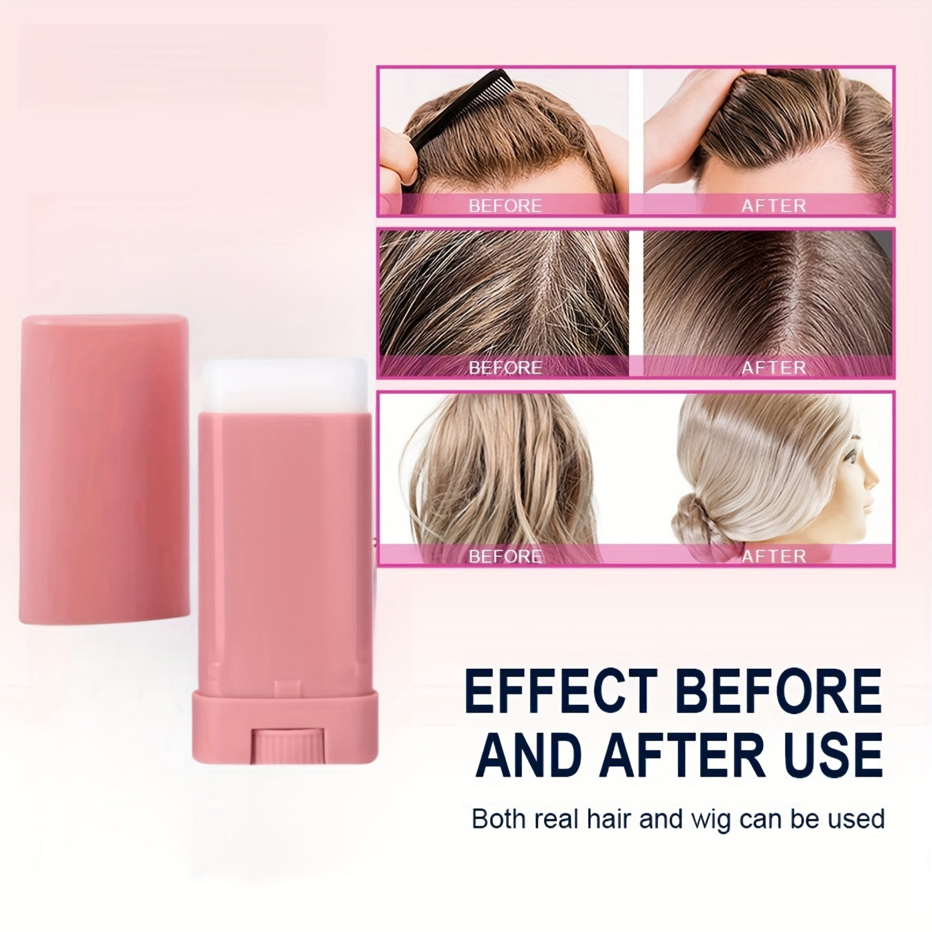 [Cherry Blossom Hair Wax] Long-lasting Hold Cherry Blossom Scented Hair Wax Styling Stick 15g | Natural Fragrance, Volumizing Shine for Men and Women - Universal Holiday Gift